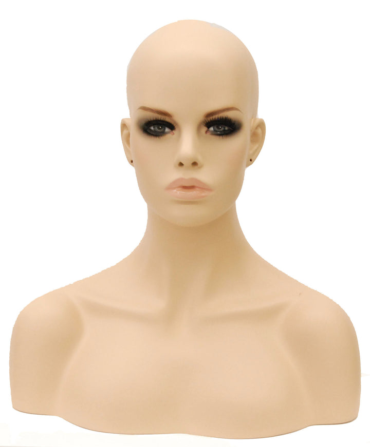 Mariah: Female Mannequin Head with Partial Chest – Mannequin Madness