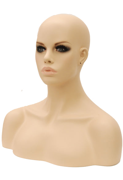 Mariah: Female Mannequin Head with Partial Chest