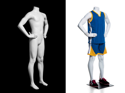 Headless Sports Youth Mannequin with Hands on Hip