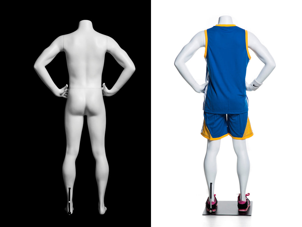 Headless Sports Youth Mannequin with Hands on Hip