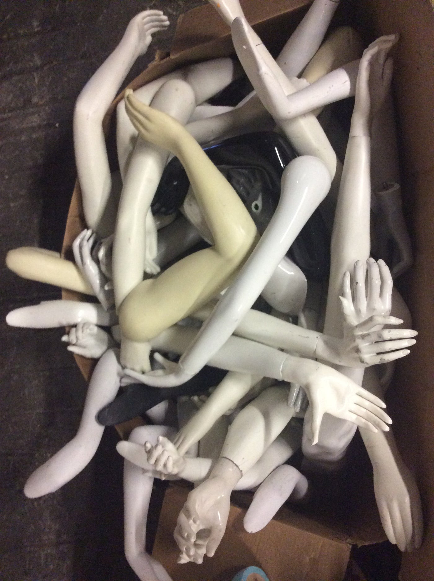 Used Set of 4 Mannequin Arms with Hands