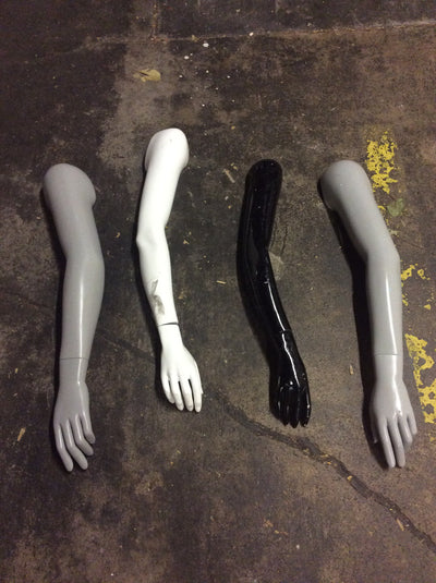 Used Set of 4 Mannequin Arms with Hands