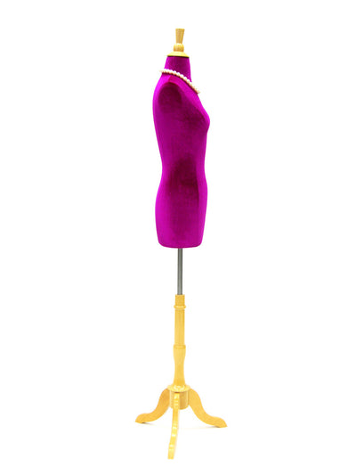 Velvet Dress Form Slipcover: Purple Size 2/4