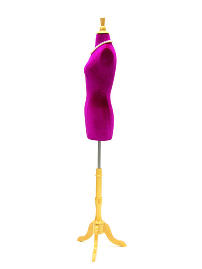 Velvet Dress Form Slipcover: Purple Size 2/4