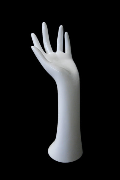 Jewelry Display Hand 1: Glossy White