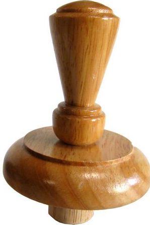 Fairmont Neck Cap with Finial: Natural Wood