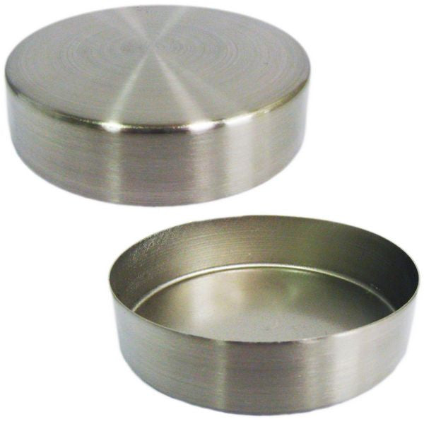 Neck Cap: Round Metal 2 Sizes