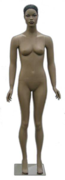 Zora: African American Female Mannequin with Molded Hair