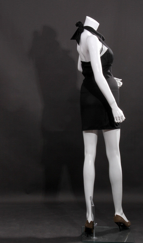 Lisa: Female Headless Mannequin 1: Glossy White