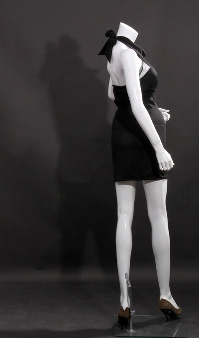 Lisa: Female Headless Mannequin 1: Glossy White