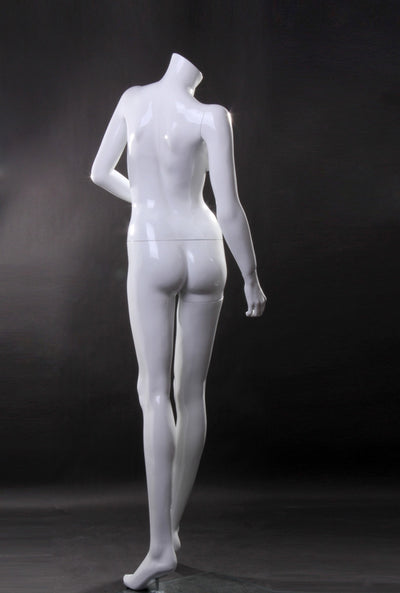 Lisa: Female Headless Mannequin 1: Glossy White
