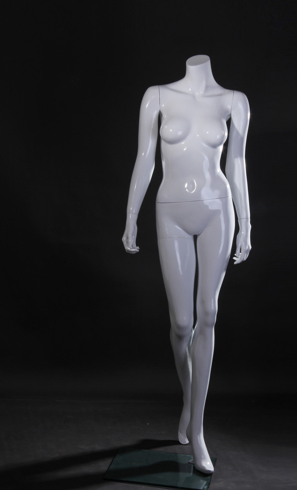 Lisa: Female Headless Mannequin 2: Glossy White