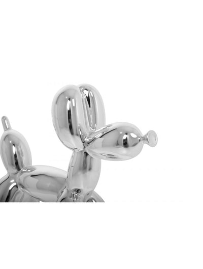 Balloon Dog Mannequin - Silver Chrome