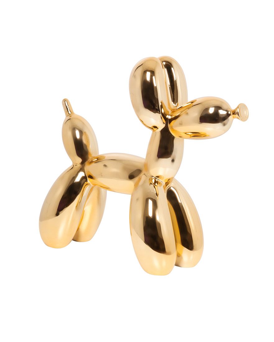 Balloon Dog Mannequin - Gold Chrome