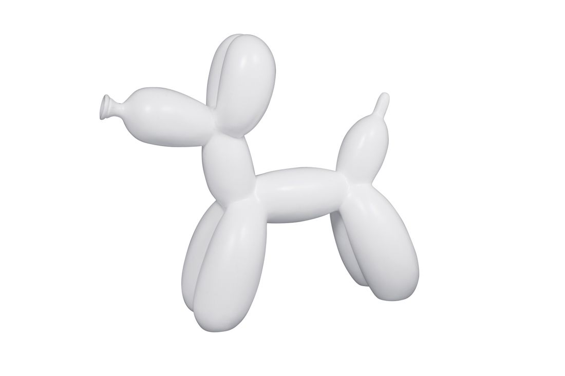 Balloon Dog Mannequin - Matte White