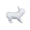 French Bulldog Mannequin - White Matte (Plastic)