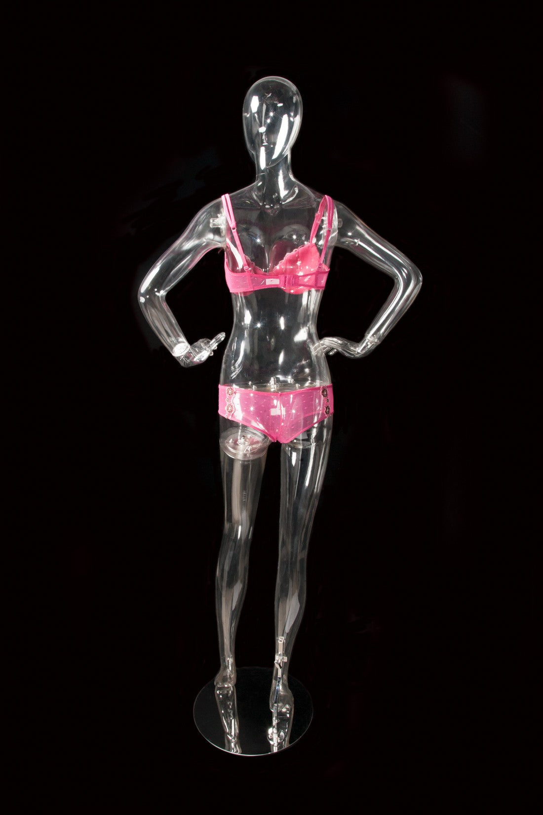 Clear Female Egghead Mannequin #2