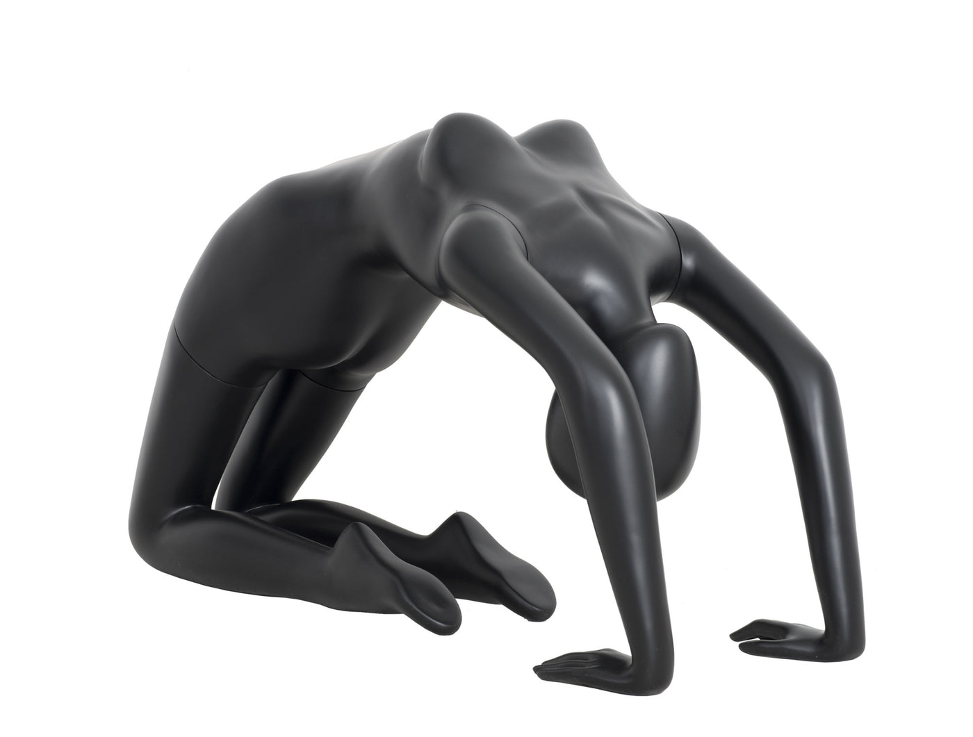 Yoga Egghead Female Mannequin in Pigeon Pose