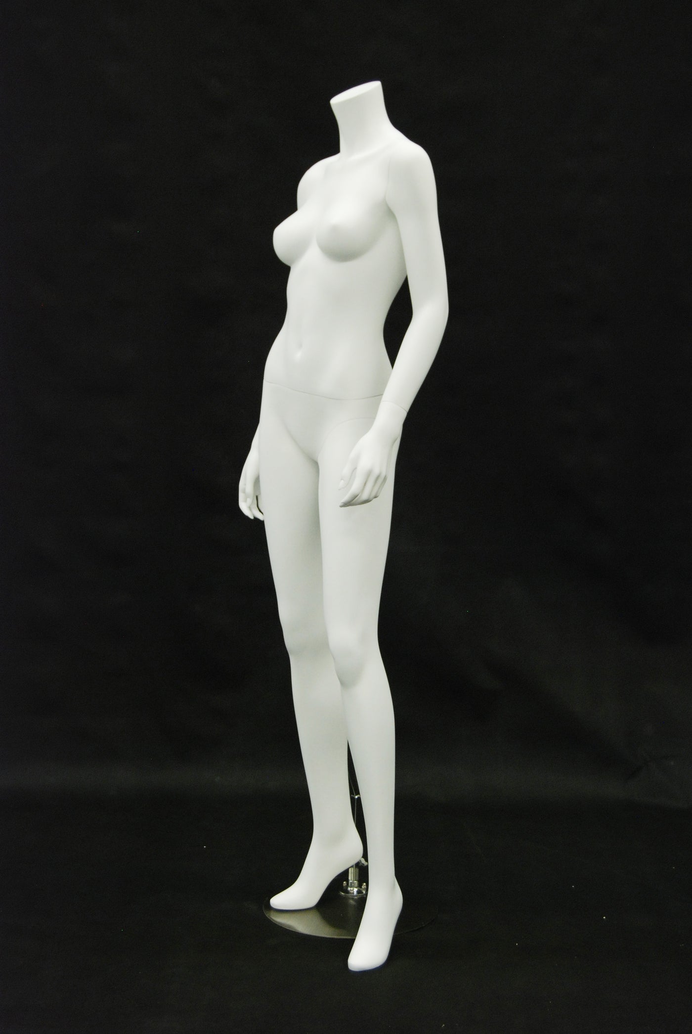 Franny 2: Headless Female Mannequin: Matte White