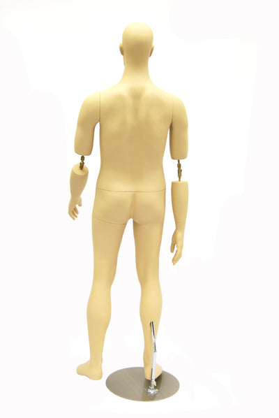 Archibald: Short Rugged Male Mannequin with Bendable Arm