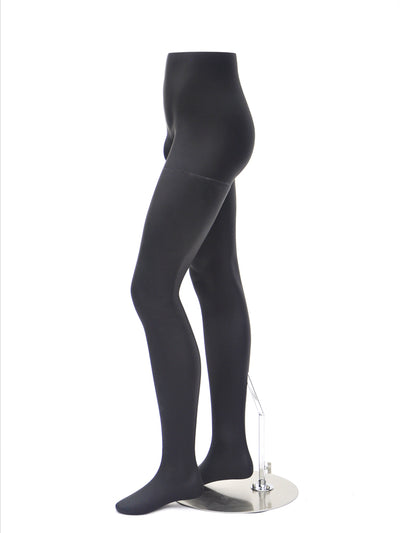 Male Mannequin Pant Leg Form: Matte Black