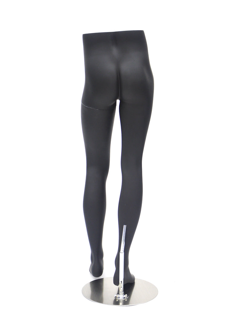Male Mannequin Pant Leg Form: Matte Black โ Mannequin Madness