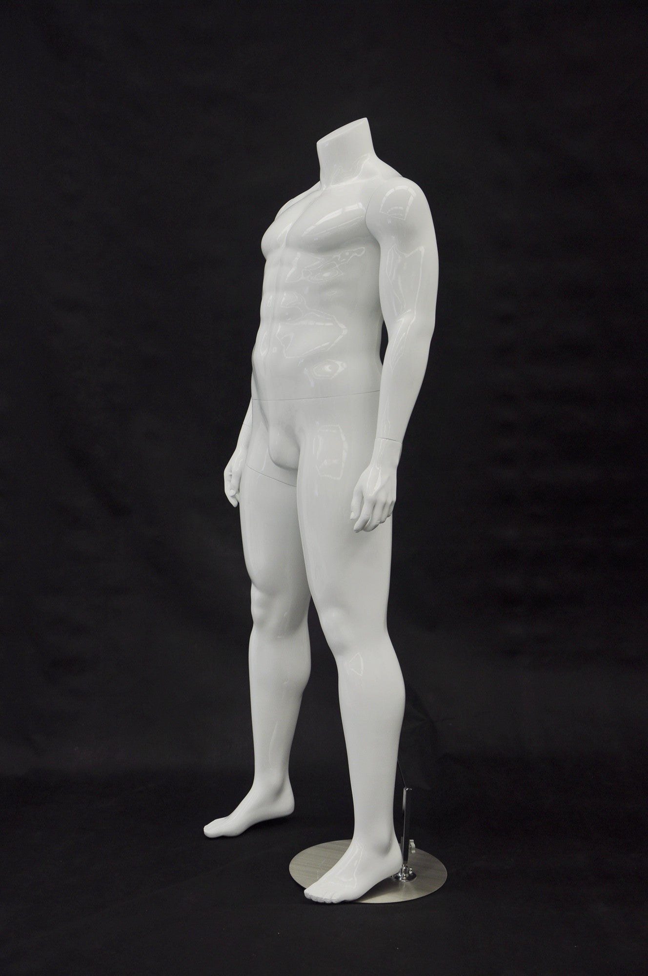 Big and Tall Mannequin Headless : White