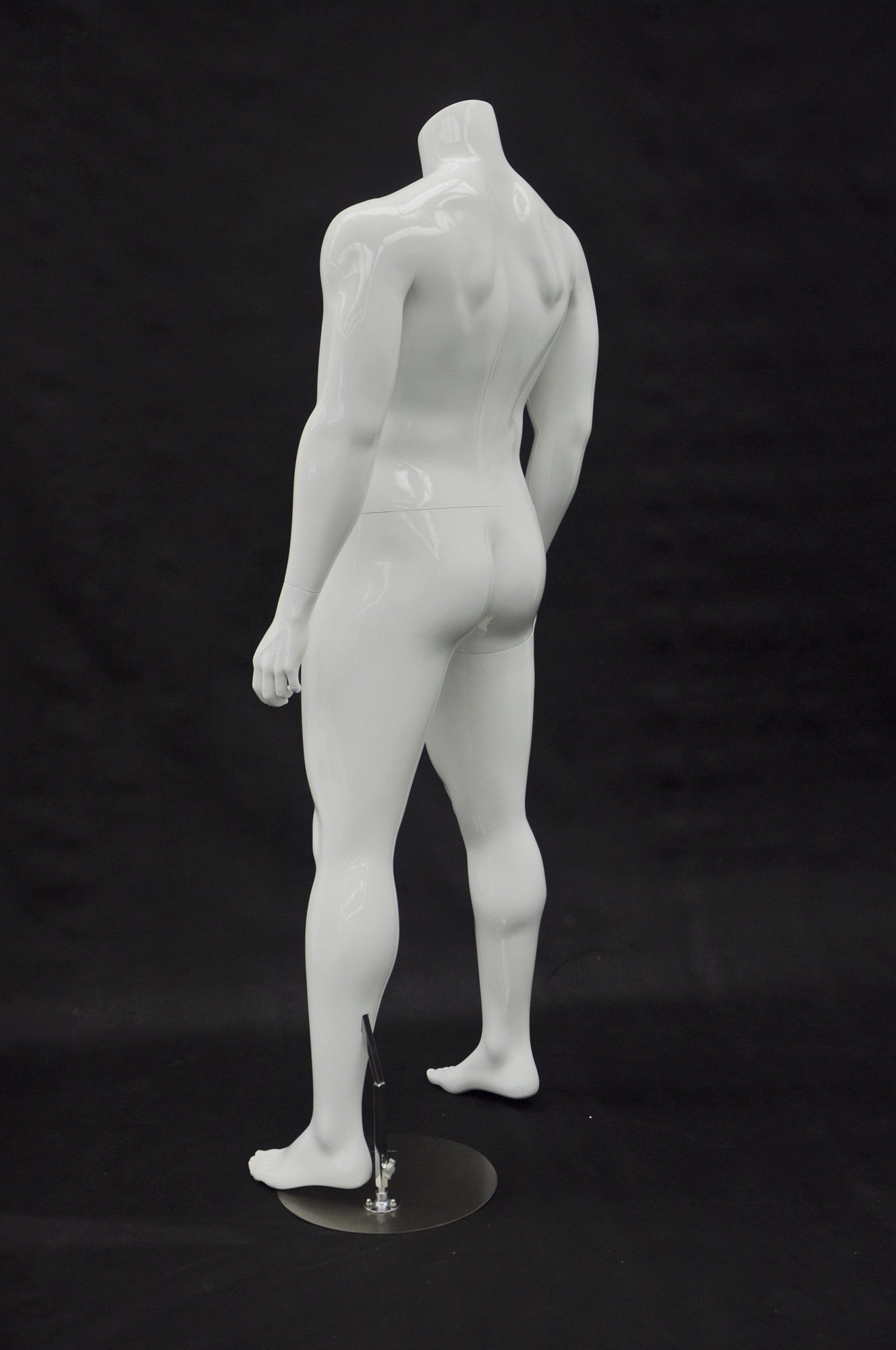 Big and Tall Mannequin Headless : White