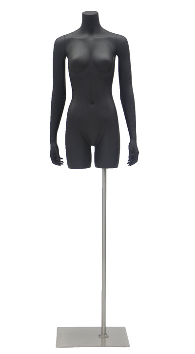 Male Athletic Torso: Glossy Grey