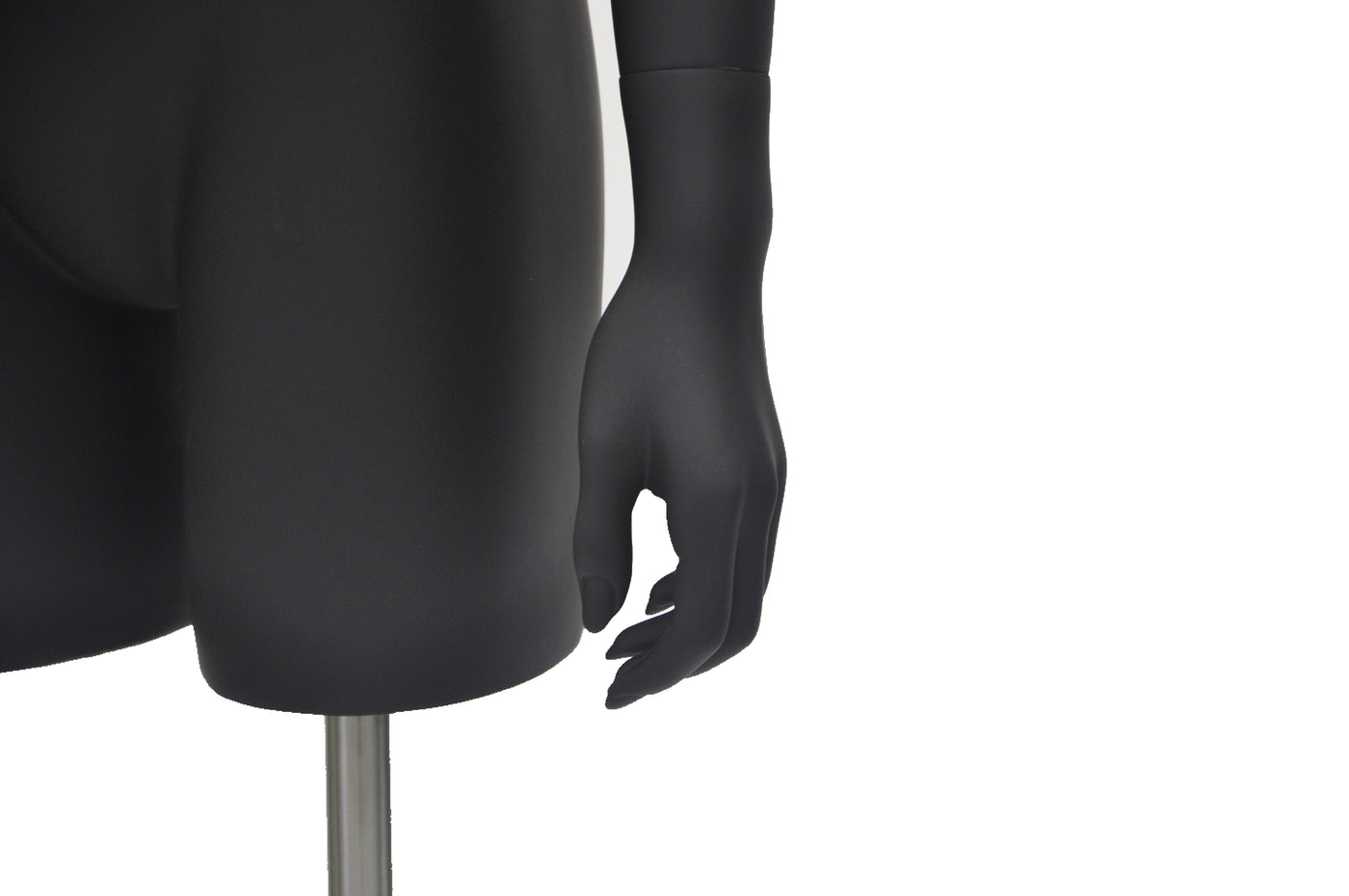 Male Athletic Torso: Glossy Grey