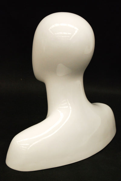 Male Mannequin Head with Round Shoulder