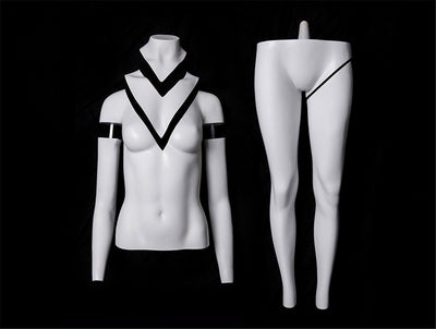 Female "Ghost" Mannequin: V-Neck