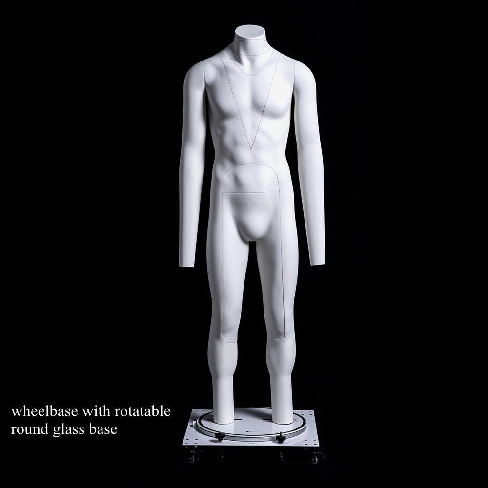 Male Ghost Mannequin: Deluxe Version with Rotating Base