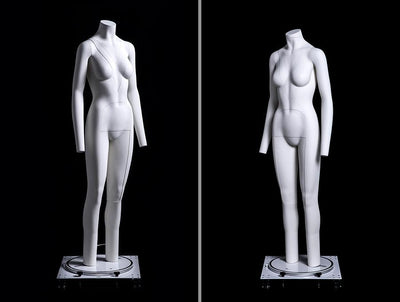 Female Ghost Mannequin: Deluxe Version with Rotating Base