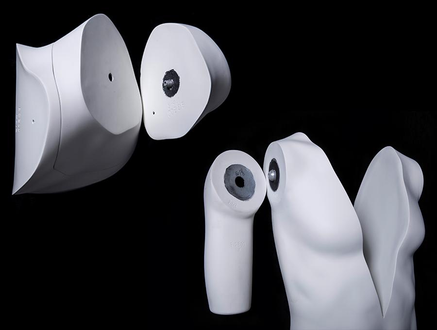 Female Ghost Mannequin: Deluxe Version with Rotating Base