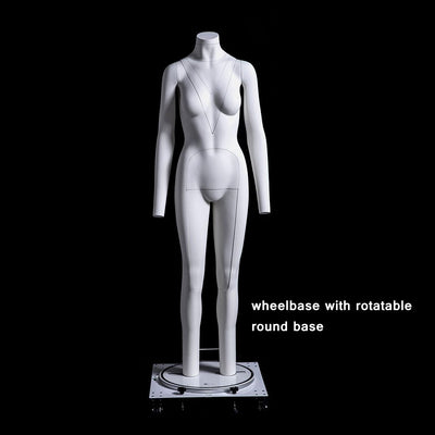 Female Ghost Mannequin: Deluxe Version With Rotating Base