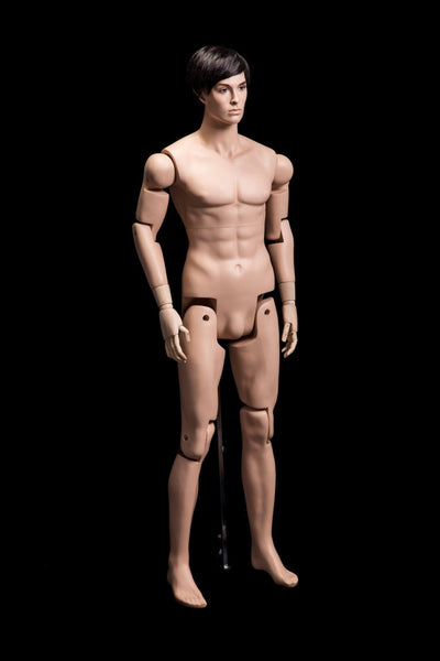 Articulated Realistic Male Mannequin 1: Tan