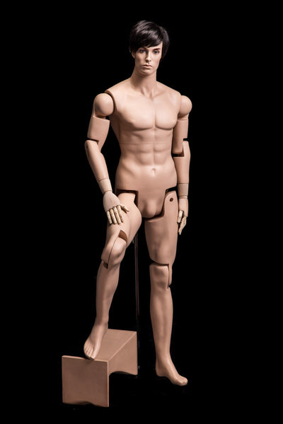 Articulated Realistic Male Mannequin 1: Tan