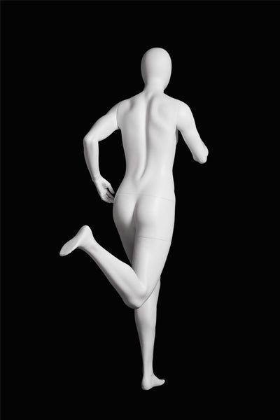Running Egghead Female Mannequin: Matte White