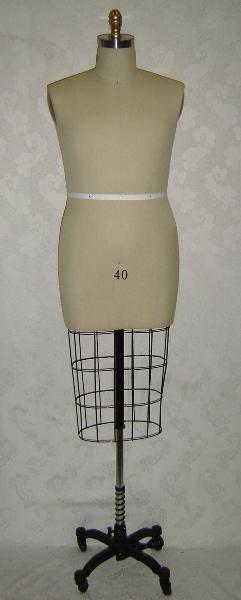 Male Half Body Sewing Dress Form: Size 42
