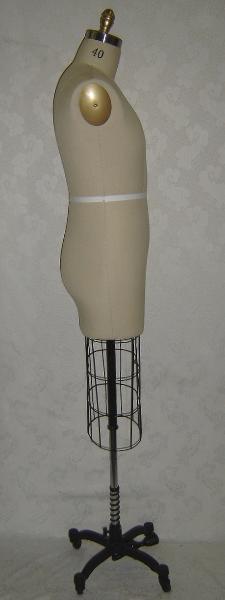 Male Half Body Sewing Dress Form: Size 40