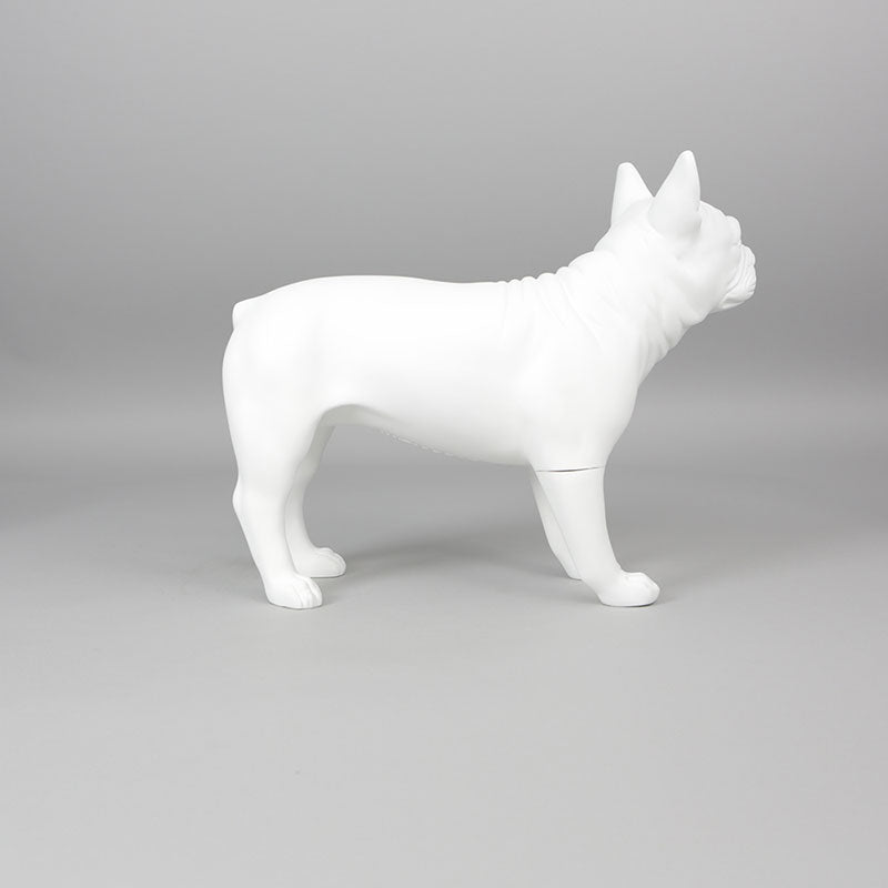 French Bulldog Mannequin: Matte White