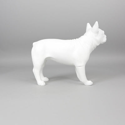 French Bulldog Mannequin: Matte White