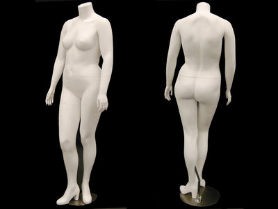 Babs: Plus Size Headless Female Mannequin