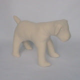 Terrier Small Size Dog Mannequin: Black or White