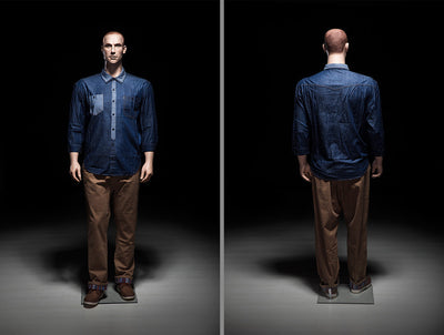 Kendrick: Big and Tall Realistic Mannequin with Molded Hair