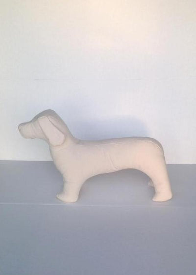Dachshund Dog Mannequin: Black or White White