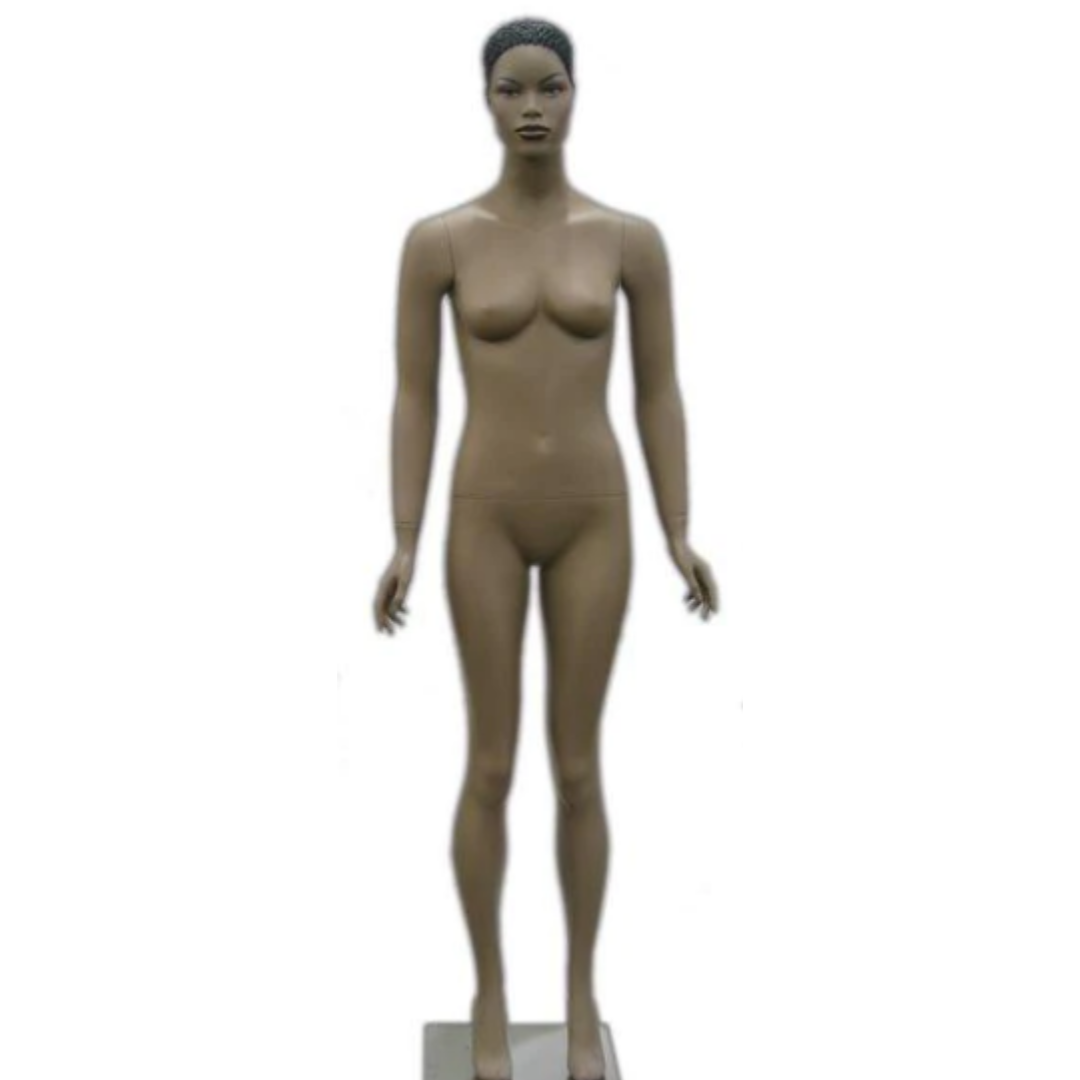 Zora: African American Female Mannequin with Molded Hair